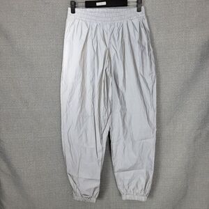 Waisted Jogger Large‎ Reflective Silver Grey Pockets Rave Safety